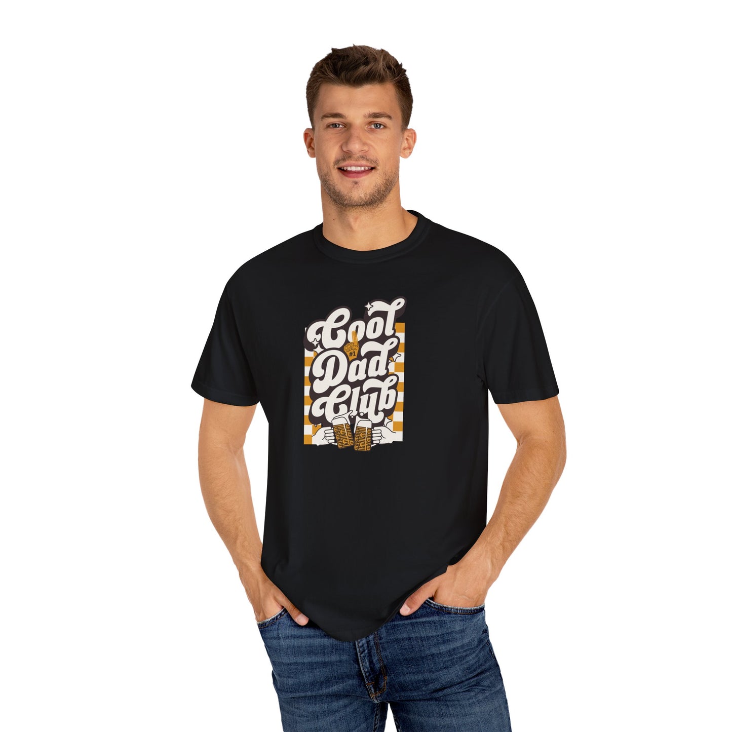 Cool Dad Club Unisex Garment-Dyed T-Shirt | Perfect Gift for Father's Day & Casual Wear