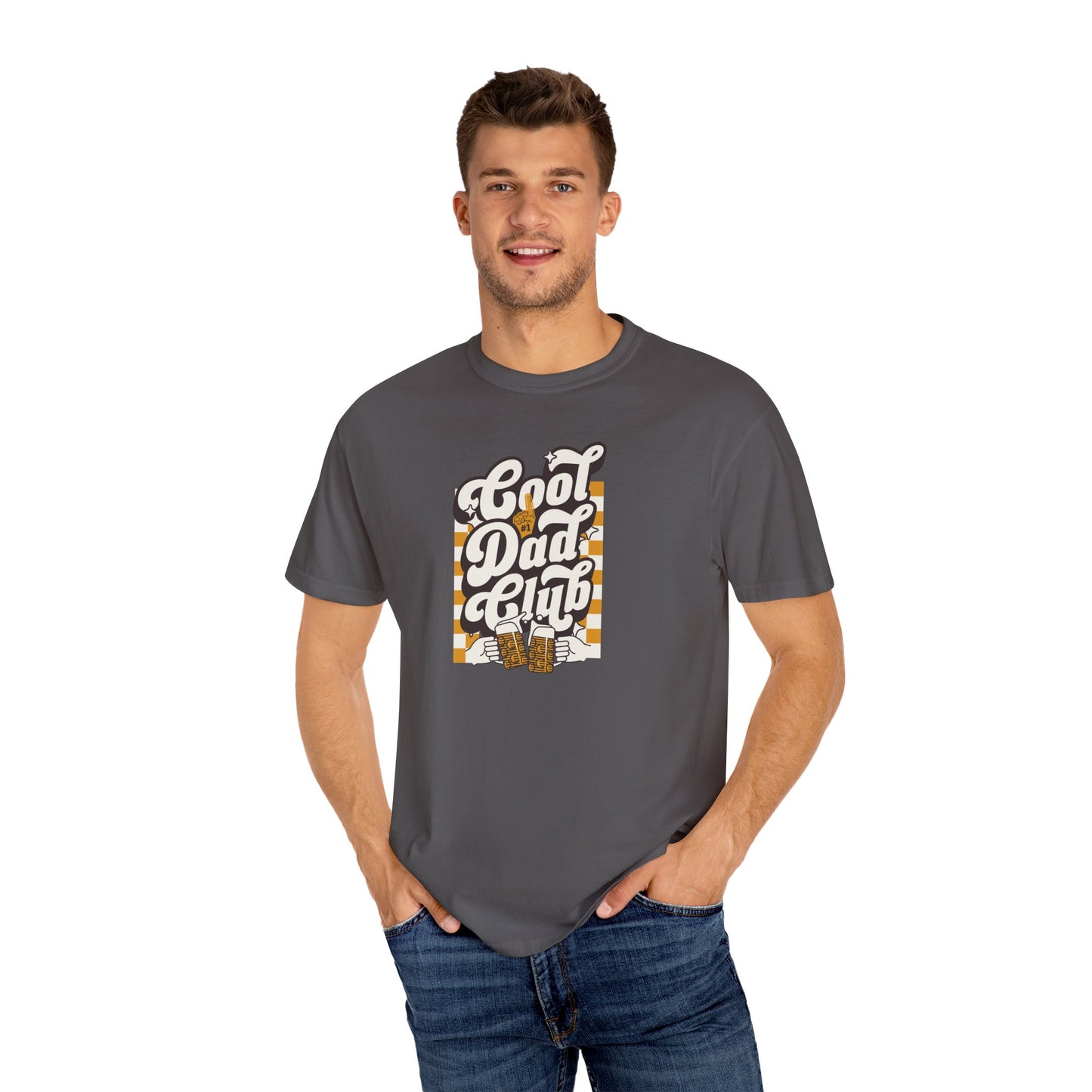 Cool Dad Club Unisex Garment-Dyed T-Shirt | Perfect Gift for Father's Day & Casual Wear