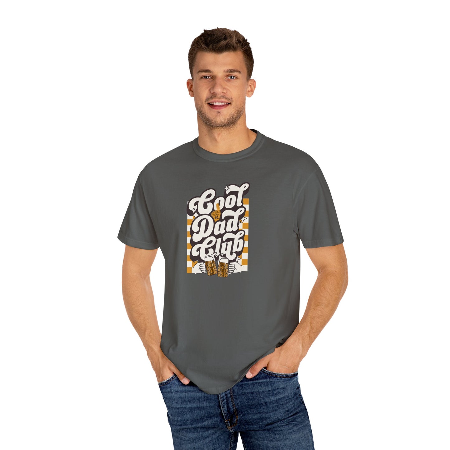 Cool Dad Club Unisex Garment-Dyed T-Shirt | Perfect Gift for Father's Day & Casual Wear