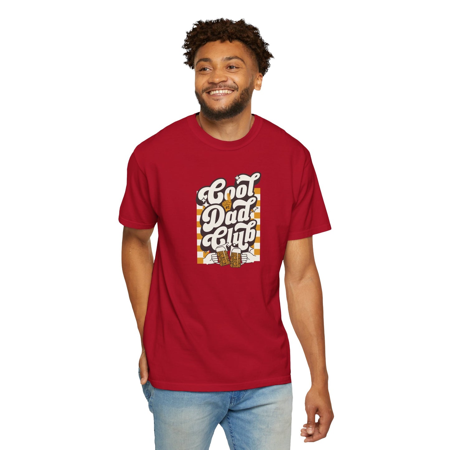 Cool Dad Club Unisex Garment-Dyed T-Shirt | Perfect Gift for Father's Day & Casual Wear