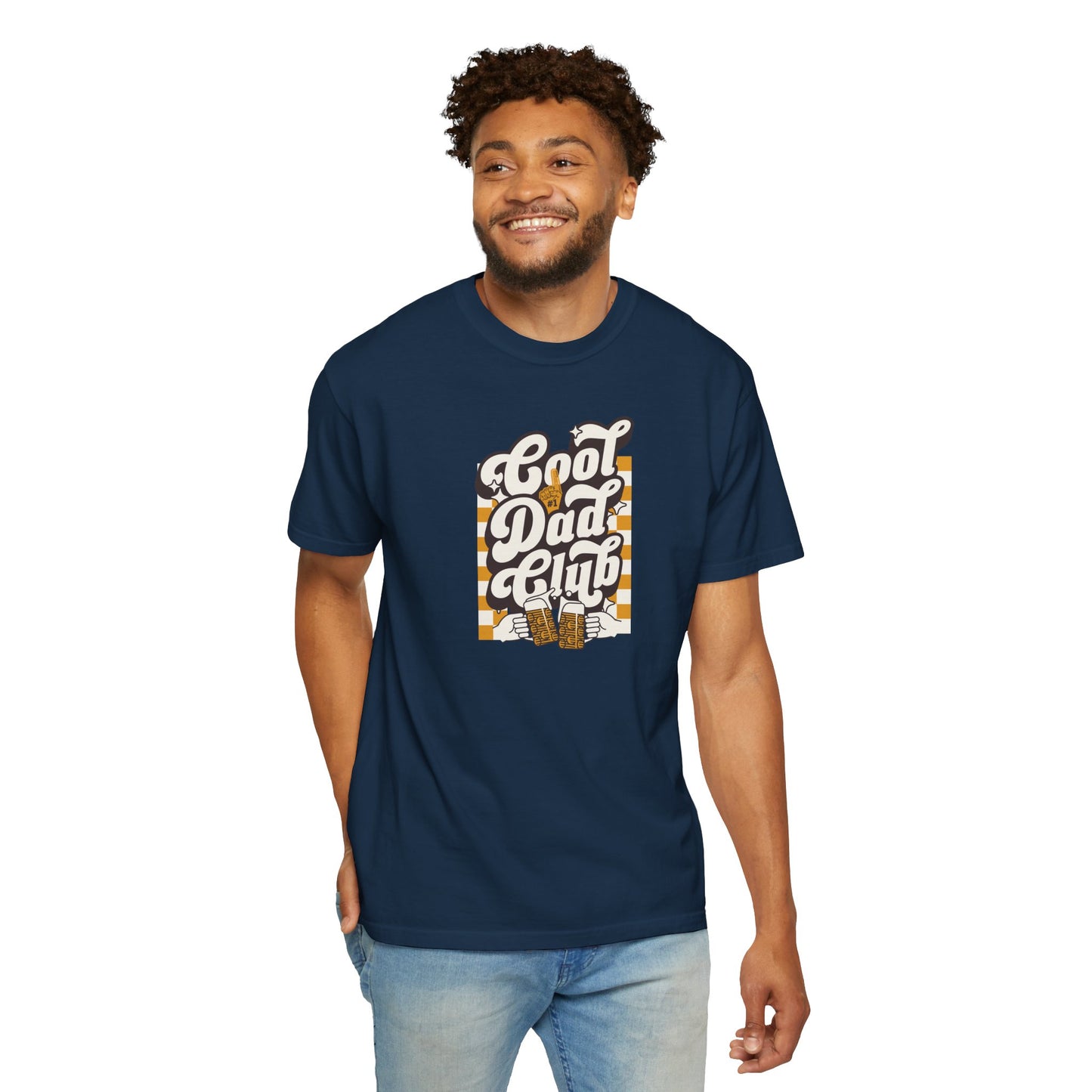 Cool Dad Club Unisex Garment-Dyed T-Shirt | Perfect Gift for Father's Day & Casual Wear