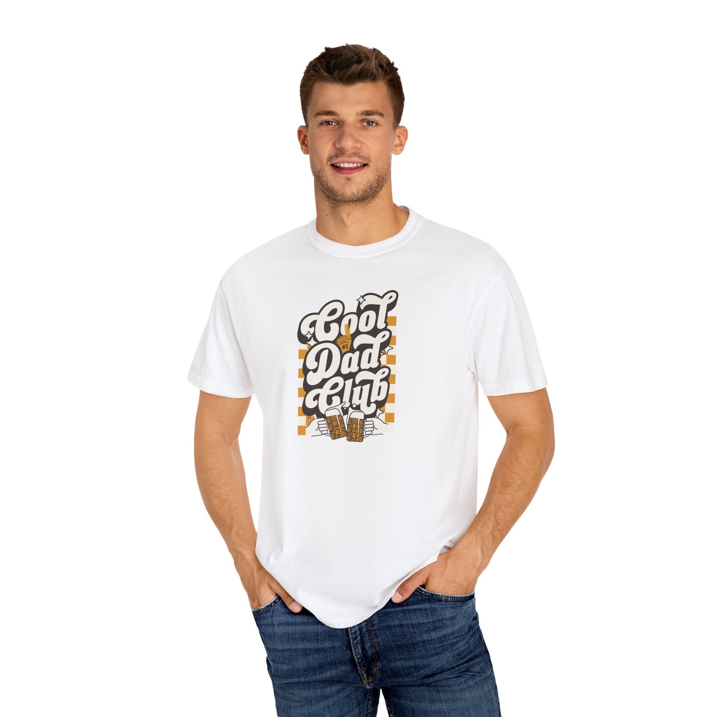Cool Dad Club Unisex Garment-Dyed T-Shirt | Perfect Gift for Father's Day & Casual Wear