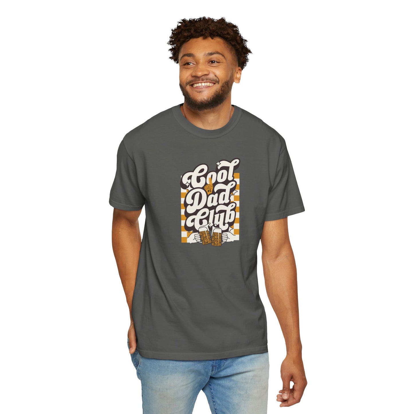 Cool Dad Club Unisex Garment-Dyed T-Shirt | Perfect Gift for Father's Day & Casual Wear