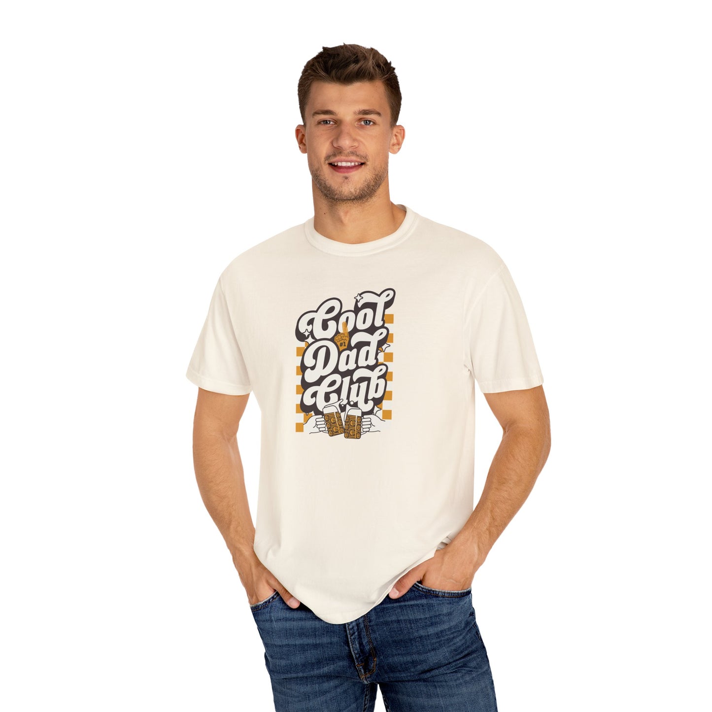 Cool Dad Club Unisex Garment-Dyed T-Shirt | Perfect Gift for Father's Day & Casual Wear
