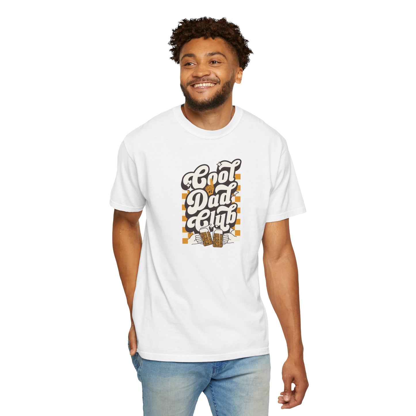 Cool Dad Club Unisex Garment-Dyed T-Shirt | Perfect Gift for Father's Day & Casual Wear