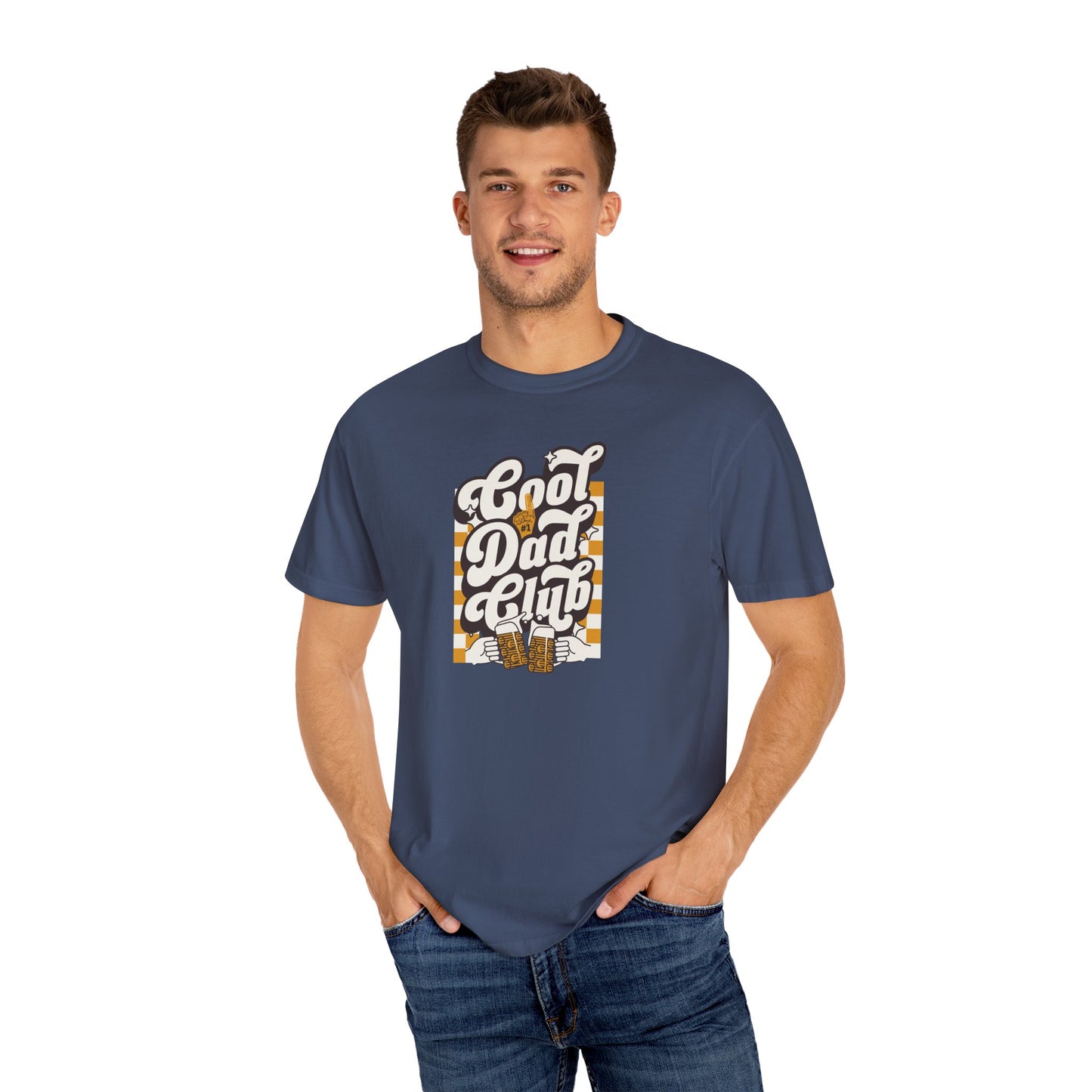 Cool Dad Club Unisex Garment-Dyed T-Shirt | Perfect Gift for Father's Day & Casual Wear