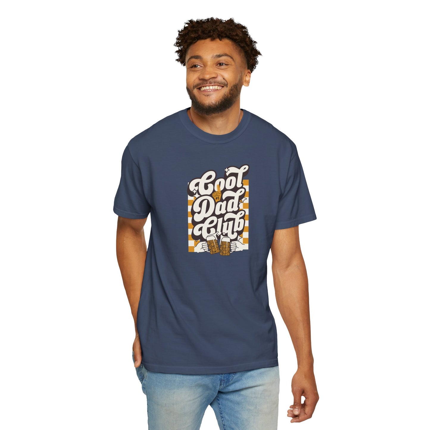 Cool Dad Club Unisex Garment-Dyed T-Shirt | Perfect Gift for Father's Day & Casual Wear
