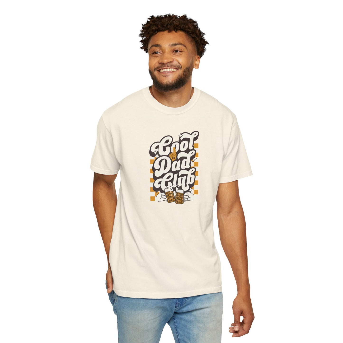 Cool Dad Club Unisex Garment-Dyed T-Shirt | Perfect Gift for Father's Day & Casual Wear