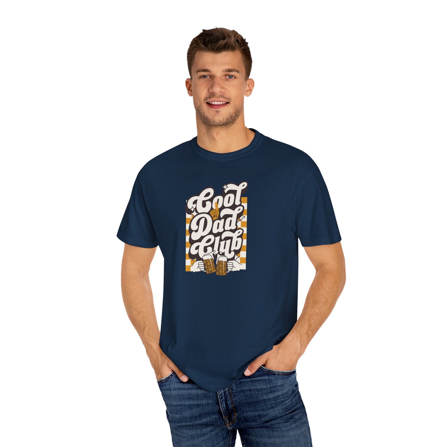 Cool Dad Club Unisex Garment-Dyed T-Shirt | Perfect Gift for Father's Day & Casual Wear