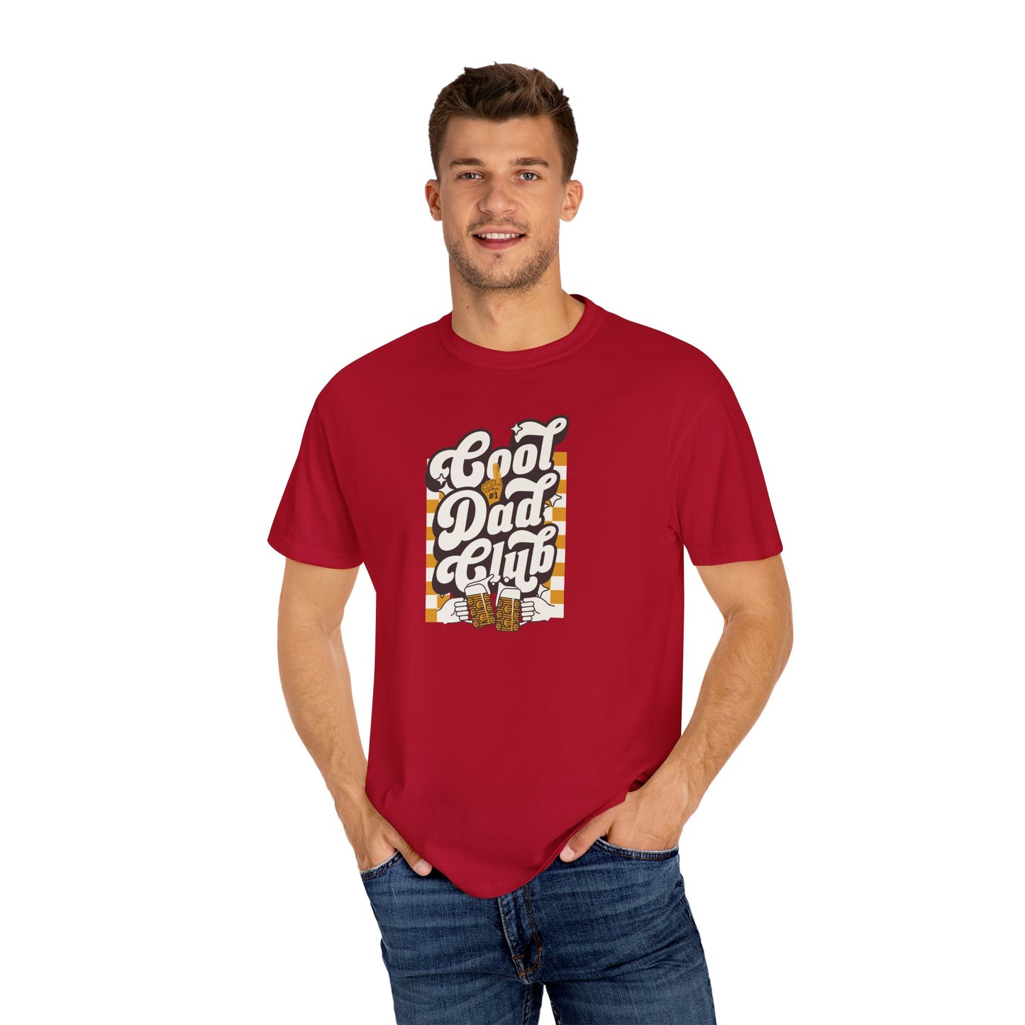 Cool Dad Club Unisex Garment-Dyed T-Shirt | Perfect Gift for Father's Day & Casual Wear